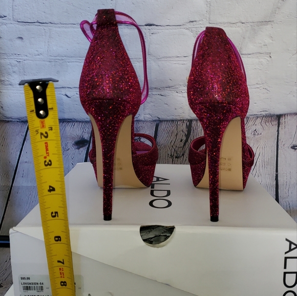 Brand New, Aldo pink glitter pumps, 8.5, Lovoasien - Picture 8 of 8
